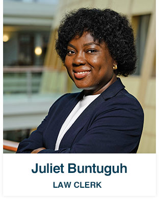 Juliet Buntuguh - Law Clerk 